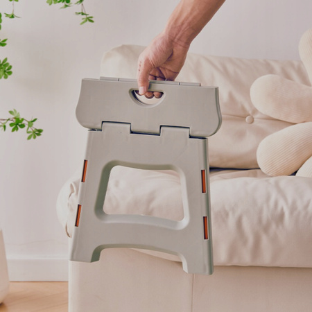 Stołek Taboret Składany Krzesło Składane Duży Antypoślizgowe Nóżki 135kg