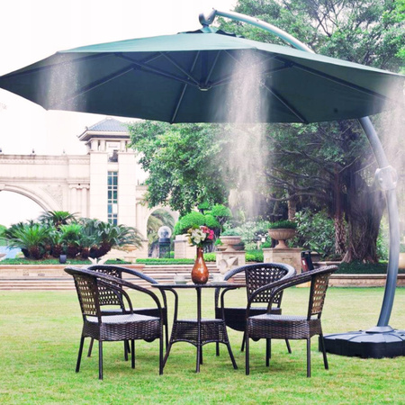 KURTYNA WODNA MGIEŁKA WĄŻ 25M ZRASZACZ OGRODOWY SYSTEM NAWADNIANIA DYSZE