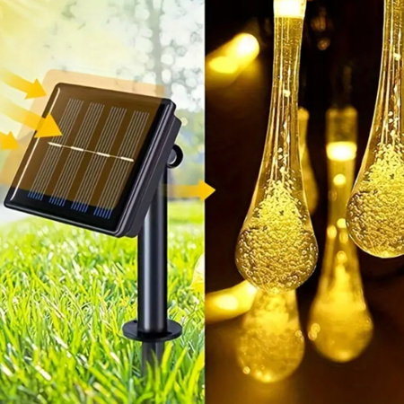 KURTYNA ŚWIETLNA LED GIRLANDA SOLARNA LAMPKI SOPLE WISZĄCE ŚWIĄTECZNE KULKI