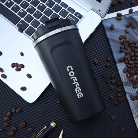 KUBEK TERMICZNY TERMOS 510 ML WYŚWIETLACZ EKRAN LCD NA KAWĘ HERBATĘ SMART