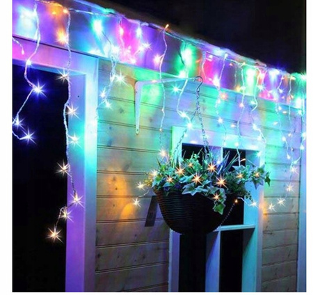 SOPLE 500 LED LAMPKI ZEWNĘTRZNE IP44 STAŁE + FLASH KURTYNA ŚWIETLNA GRUBE