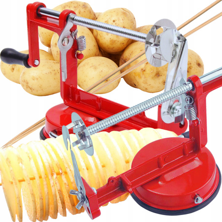 MASZYNKA DO ZAKRĘCONYCH ZIEMNIAKÓW CHIPSÓW FRYTEK SPIRALA ZAKRĘCONA FRYTKA