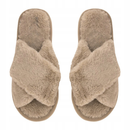 KAPCIE DAMSKIE FUTERKIEM CIEPŁE MIĘKKIE PANTOFLE DOMOWE LACZKI PAPCIE CIAPY