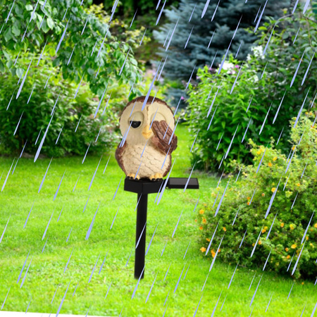 Lampa Solarna Ogrodowa SOWA LED Wodoodporna Wbijana Zewnętrzna Do OGRODU