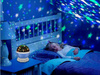 LAMPKA NOCNA PROJEKTOR NIEBA GWIAZD LAMPA OBROTOWA RZUTNIK DLA DZIECI LED
