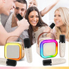 BEZPRZEWODOWY ZESTAW DO KARAOKE BLUETOOTH + GŁOŚNIK 2x MIKROFON DLA DZIECI