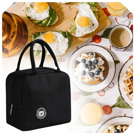 TORBA TERMICZNA ŚNIADANIOWA IZOLACYJNA NA JEDZENIE PIKNIK PLAŻĘ LUNCH BOX