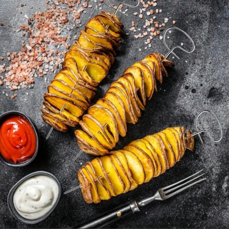 MASZYNKA DO ZAKRĘCONYCH ZIEMNIAKÓW CHIPSÓW FRYTEK SPIRALA ZAKRĘCONA FRYTKA