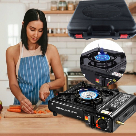 KUCHENKA GAZOWA PRZENOŚNA TURYSTYCZNA SURVIVAL BIWAK POLOWA NA KARTUSZE GAZ