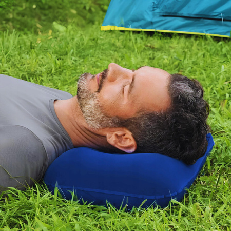 PODUSZKA PODRÓŻNA TURYSTYCZNA DMUCHANA DO SAMOCHODU SAMOLOTU ZAGŁÓWEK SZYJĘ