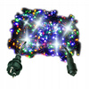 LAMPKI CHOINKOWE 300 LED ZEWNĘTRZNE STAŁE FLASH GRUBY KABEL KURTYNA MULTI