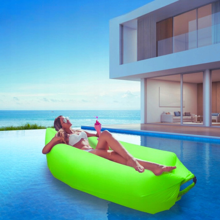 NADMUCHIWANA ROZKŁADANA SOFA LAZY BAG AIR NA PLAŻE FOTEL MATERAC LEŻAK