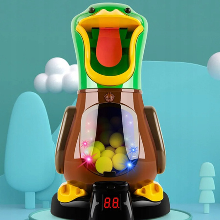 GŁODNA KACZKA STRZELANIE DO CELU PISTOLET KULKI ZABAWKA GRA ZRĘCZNOŚCIOWA