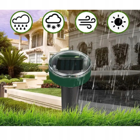 4x SILNY ODSTRASZACZ SOLARNY KRETÓW GRYZONI NA KRETY NORNICE WIBRACYJNY XXL