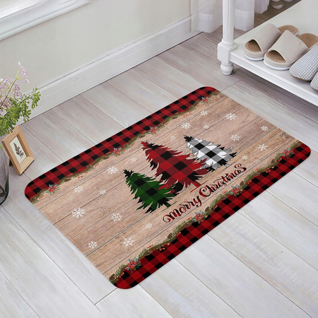 WYCIERACZKA ŚWIĄTECZNA POD DRZWI 45x45cm WEJŚCIOWA DO BUTÓW CHRISTMAS MATA
