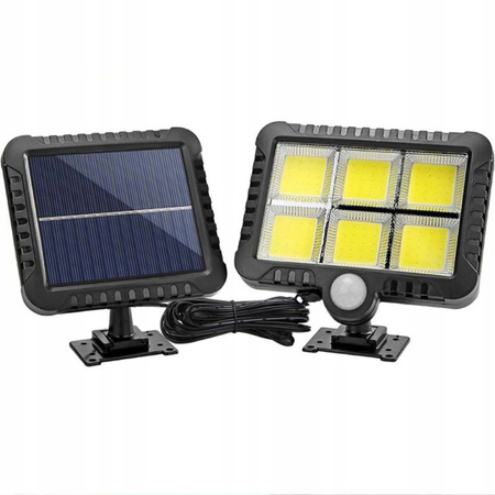 LAMPA SOLARNA Z CZUJNIKIEM RUCH ZMIERZCHU ZEWNĘTRZNA ULICZNA LED COB PILOT
