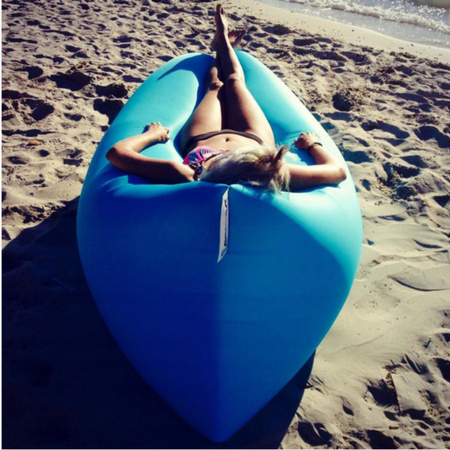 NADMUCHIWANA ROZKŁADANA SOFA LAZY BAG AIR NA PLAŻE FOTEL MATERAC LEŻAK