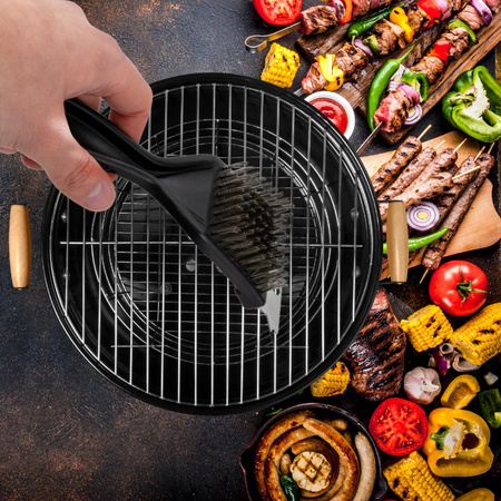 SZCZOTKA METALOWA SKROBAK DO CZYSZCZENIA CZYŚCIK GRILLA RUSZTU 2w1 MOCNA