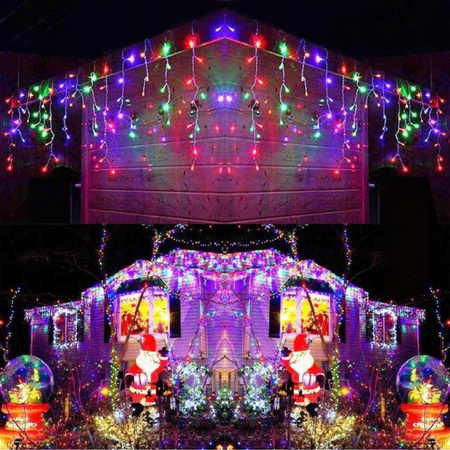 SOPLE 300 LED LAMPKI ZEWNĘTRZNE IP44 STAŁE + FLASH ŚWIATEŁKA MULTIKOLOR