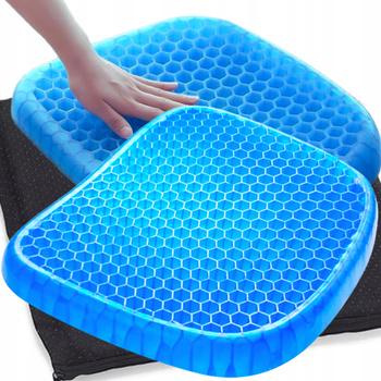 PODUSZKA ŻELOWA ORTOPEDYCZNA SILIKONOWA PODKŁADKA CHŁODZĄCA DO SIEDZENIA