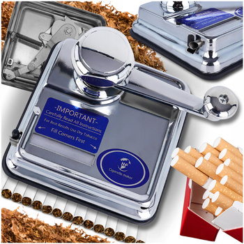 MASZYNKA DO PAPIEROSÓW NABIJARKA TŁOKOWA RĘCZNA DO NABIJANIA TYTONIU GILZ