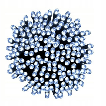 LAMPKI CHOINKOWE 500 LED ZEWNĘTRZNE WEWNĘTRZNE BIAŁE ZIMNE NA CHOINKĘ STAŁE