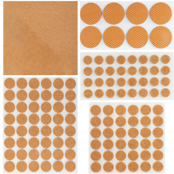 SAMOPRZYLEPNE PODKŁADKI FILCOWE POD MEBLE POD KRZESŁA FILC ZESTAW MOCNE