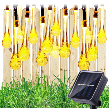 KURTYNA ŚWIETLNA LED GIRLANDA SOLARNA LAMPKI SOPLE WISZĄCE ŚWIĄTECZNE KULKI