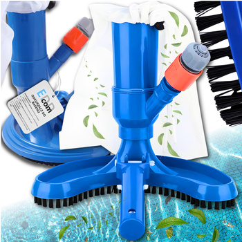 ODKURZACZ DO BASENU CZYSZCZENIA DNA BASENOWY SIATKA SZYBKOZŁĄCZKA DO WĘŻA