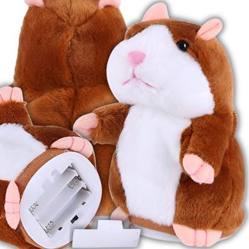 CHOMIK INTERAKTYWNY GADAJĄCY PRZEDRZEŹNIACZ GADUŁA MASKOTKA PLUSZAK DZIECI