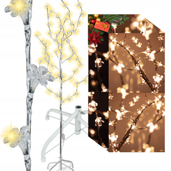 CHOINKA DRZEWKO ŚWIĄTECZNE OZDOBNE ŚWIECĄCE LAMPKI LED LAMPKA DEKORACYJNA