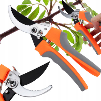 Sekator Do Gałęzi Ogrodowy Ręczny Metalowy Nożycowy Cięcia Krzewów OSTRY