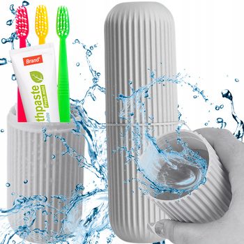 ETUI POJEMNIK ORGANIZER PODRÓŻNY NA SZCZOTECZKĘ DO ZĘBÓW I PASTĘ