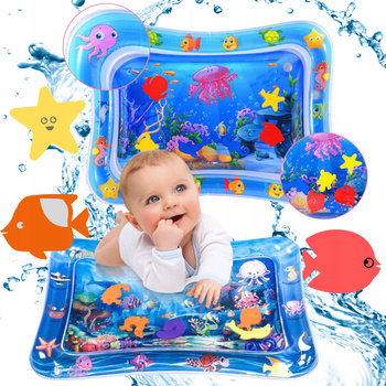 MATA WODNA SENSORYCZNA DLA NIEMOWLĄT DMUCHANA XXL NIEMOWLAKA EDUKACYJNA