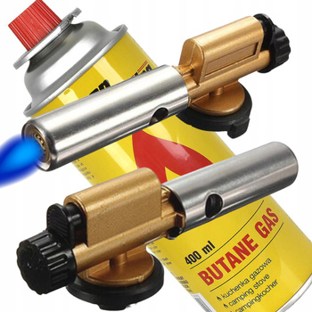 PALNIK GAZOWY ŻELIWNY NA KARTUSZE MOSIĘŻNY METALOWY LUTLAMPA OPALARKA GAZ