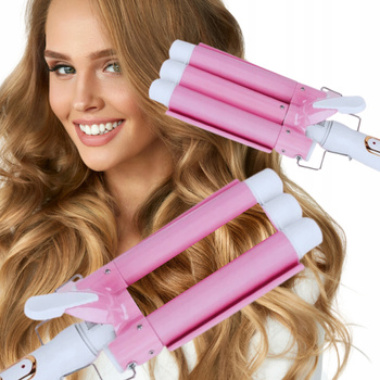 FALOWNICA DO STYLIZACJI WŁOSÓW KARBOWNICA LOKÓWKA WIELOFUNKCYJNA FALE LOKI